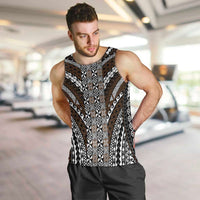 Brown Tongan Polynesian Tribal Men Tank Top - Polynesian Pride