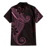 Black Pink Polynesian Tribal Family Matching Mermaid Dress and Hawaiian Shirt LT9 - Polynesian Pride