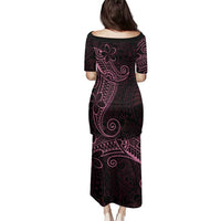 Black Pink Polynesian Tribal Family Matching Puletasi and Hawaiian Shirt LT9 - Polynesian Pride