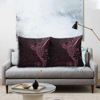 Black Pink Polynesian Tribal Pillow Cover - Polynesian Pride