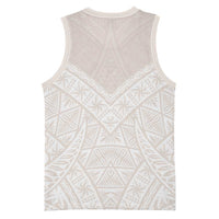 Lotu Tamaiti Tongan Polynesian Art Pattern Basketball Jersey Traditional Tribal Motifs LT9 - Polynesian Pride