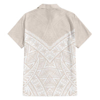 Lotu Tamaiti Tongan Polynesian Art Pattern Family Matching Short Sleeve Bodycon Dress and Hawaiian Shirt Traditional Tribal Motifs LT9 - Polynesian Pride