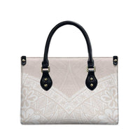 Lotu Tamaiti Tongan Polynesian Art Pattern Leather Bag Traditional Tribal Motifs - Polynesian Pride