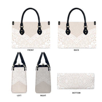 Lotu Tamaiti Tongan Polynesian Art Pattern Leather Bag Traditional Tribal Motifs - Polynesian Pride