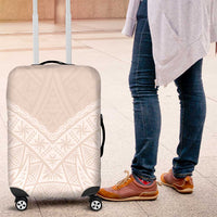 Lotu Tamaiti Tongan Polynesian Art Pattern Luggage Cover Traditional Tribal Motifs LT9 White - Polynesian Pride