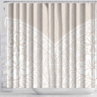 Lotu Tamaiti Tongan Polynesian Art Pattern Shower Curtain Traditional Tribal Motifs LT9 - Polynesian Pride