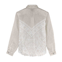 Lotu Tamaiti Tongan Polynesian Art Pattern Women Casual Shirt Traditional Tribal Motifs LT9 - Polynesian Pride