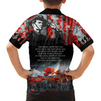 ANZAC DAY Heroes Of The Gallipoli Family Matching Off Shoulder Maxi Dress and Hawaiian Shirt LT9 - Polynesian Pride