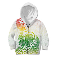 Polynesian Kid Hoodie Tribal Tattoo Gradient 02 Screen Color LT9 - Polynesian Pride