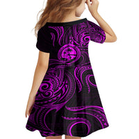 Polynesian Guam Coat of Arms Family Matching Tank Maxi Dress and Hawaiian Shirt Polynesian Tribal Tattoo Purple Version LT9 - Polynesian Pride