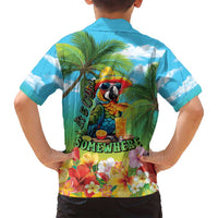 Always 5 O'clock Family Matching Off Shoulder Maxi Dress and Hawaiian Shirt Hawaiian Tropical Parrot LT9 - Polynesian Pride