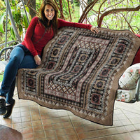 Bula Fiji Quilt Vintage Fijian Tribal Tapa Pattern - Polynesian Pride