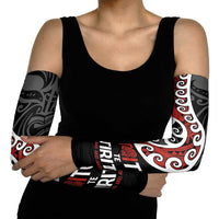 Honour The Treaty New Zealand Arm Sleeves Toitu Te Tiriti Ake Ake Ake LT9 - Polynesian Pride
