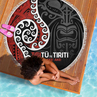 Honour The Treaty New Zealand Beach Blanket Toitu Te Tiriti Ake!Ake!Ake! LT9 - Polynesian Pride