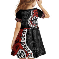 Honour The Treaty New Zealand Family Matching Off Shoulder Maxi Dress and Hawaiian Shirt Toitu Te Tiriti Ake!Ake!Ake! LT9 - Polynesian Pride
