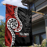 Honour The Treaty New Zealand Garden Flag Toitu Te Tiriti Ake!Ake!Ake! LT9 - Polynesian Pride
