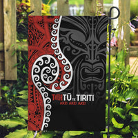 Honour The Treaty New Zealand Garden Flag Toitu Te Tiriti Ake!Ake!Ake! LT9 Garden Flag Black - Polynesian Pride