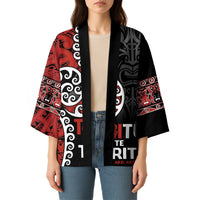 Honour The Treaty New Zealand Kimono Toitu Te Tiriti Ake Ake Ake LT9 - Polynesian Pride