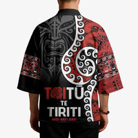 Honour The Treaty New Zealand Kimono Toitu Te Tiriti Ake Ake Ake LT9 - Polynesian Pride