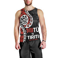 Honour The Treaty New Zealand Men Tank Top Toitu Te Tiriti Ake!Ake!Ake! LT9 - Polynesian Pride