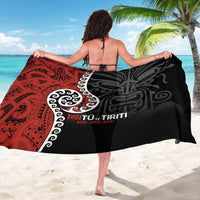 Honour The Treaty New Zealand Sarong Toitu Te Tiriti Ake!Ake!Ake! LT9 - Polynesian Pride