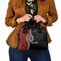 Honour The Treaty New Zealand Shoulder Handbag Toitu Te Tiriti Ake!Ake!Ake! LT9 - Polynesian Pride