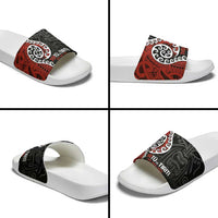 Honour The Treaty New Zealand Slide Sandals Toitu Te Tiriti Ake Ake Ake LT9 - Polynesian Pride