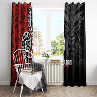 Honour The Treaty New Zealand Window Curtain Toitu Te Tiriti Ake!Ake!Ake! LT9 - Polynesian Pride