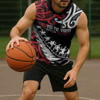 Honour The Treaty New Zealand Personalised Sleeveless Hoodie Toitu Te Tiriti Half Fern Haka Dance LT9 - Polynesian Pride