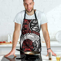 Honour The Treaty New Zealand Personalised Apron Toitu Te Tiriti Indigenous Maori Face LT9 - Polynesian Pride