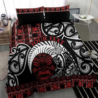 Honour The Treaty New Zealand Personalised Bedding Set Toitu Te Tiriti Indigenous Maori Face LT9 - Polynesian Pride