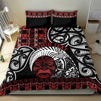 Honour The Treaty New Zealand Personalised Bedding Set Toitu Te Tiriti Indigenous Maori Face LT9 - Polynesian Pride