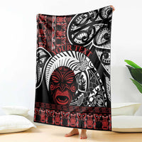 Honour The Treaty New Zealand Personalised Blanket Toitu Te Tiriti Indigenous Maori Face LT9 - Polynesian Pride