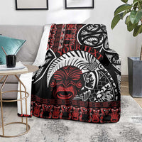 Honour The Treaty New Zealand Personalised Blanket Toitu Te Tiriti Indigenous Maori Face LT9 - Polynesian Pride
