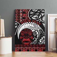 Honour The Treaty New Zealand Personalised Canvas Wall Art Toitu Te Tiriti Indigenous Maori Face LT9 - Polynesian Pride