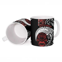 Honour The Treaty New Zealand Personalised Ceramic Mug Toitu Te Tiriti Indigenous Maori Face LT9 - Polynesian Pride