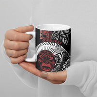 Honour The Treaty New Zealand Personalised Ceramic Mug Toitu Te Tiriti Indigenous Maori Face LT9 - Polynesian Pride