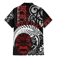 Honour The Treaty New Zealand Personalised Family Matching Mermaid Dress and Hawaiian Shirt Toitu Te Tiriti Indigenous Maori Face LT9 - Polynesian Pride