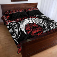 Honour The Treaty New Zealand Personalised Quilt Bed Set Toitu Te Tiriti Indigenous Maori Face LT9 - Polynesian Pride