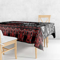 Honour The Treaty New Zealand Personalised Tablecloth Toitu Te Tiriti Indigenous Maori Face LT9 - Polynesian Pride