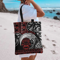 Honour The Treaty New Zealand Personalised Tote Bag Toitu Te Tiriti Indigenous Maori Face LT9 - Polynesian Pride