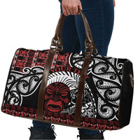 Honour The Treaty New Zealand Personalised Travel Bag Toitu Te Tiriti Indigenous Maori Face LT9 - Polynesian Pride