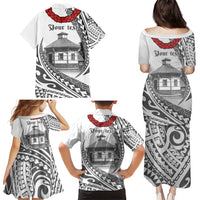 Samoa Mau Movement House Personalised Family Matching Puletasi and Hawaiian Shirt Fa'a Samoa The Samoan Way LT9 - Polynesian Pride