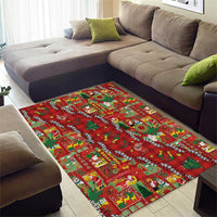 Mele Kalikimaka Pakalana Pikake Lei Area Rug Hawaiian Rodeo Paniolo Omaomao Palaka LT9 - Polynesian Pride