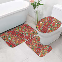 Mele Kalikimaka Pakalana Pikake Lei Bathroom Set Hawaiian Rodeo Paniolo Omaomao Palaka LT9 - Polynesian Pride