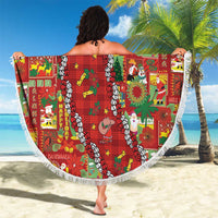 Mele Kalikimaka Pakalana Pikake Lei Beach Blanket Hawaiian Rodeo Paniolo Omaomao Palaka LT9 - Polynesian Pride