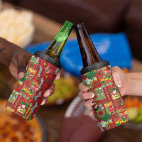 Mele Kalikimaka Pakalana Pikake Lei 4 in 1 Can Cooler Tumbler Hawaiian Rodeo Paniolo Omaomao Palaka LT9 - Polynesian Pride