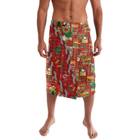 Mele Kalikimaka Pakalana Pikake Lei Lavalava Hawaiian Rodeo Paniolo Omaomao Palaka LT9 Green - Polynesian Pride