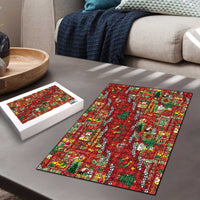 Mele Kalikimaka Pakalana Pikake Lei Puzzle Hawaiian Rodeo Paniolo Omaomao Palaka LT9 - Polynesian Pride