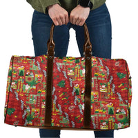 Mele Kalikimaka Pakalana Pikake Lei Travel Bag Hawaiian Rodeo Paniolo Omaomao Palaka LT9 Green - Polynesian Pride